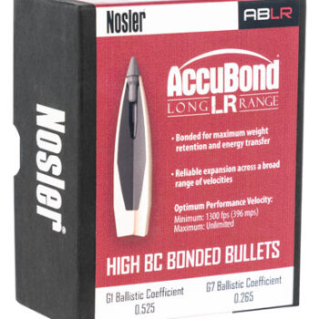 Nosler 58455 AccuBond Long Range 30Cal 168gr Spitzer Point Boat Tail 100/Box