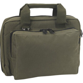 US PeaceKeeper P21106 Mini Range Bag Water Resistant OD Green 600D Polyester with 8 Mag Pockets, Lockable Zippers & Wraparound Handles 12.75" L x 8.75" H x 3" D Exterior Dimensions