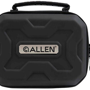 Allen EXO Polymer Handgun Case Black 7" x 5.25" Molded Handle Foam Lockable Zippers