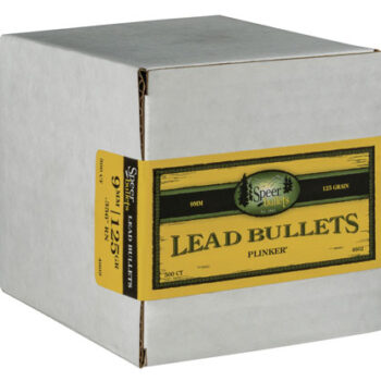 Speer 4602 Handgun  9mm 125gr Lead Round Nose 500 Per Box/1 Case