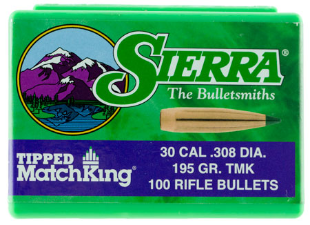 Sierra 7795 Tipped MatchKing  30Cal 155gr Tipped MatchKing 100/Box
