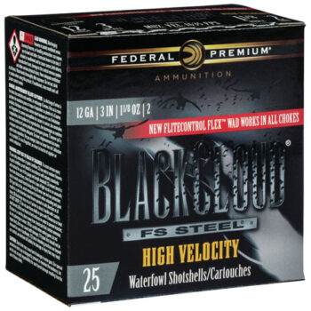 Federal Black Cloud FS High Velocity 12 Gauge 3" 1-1/8oz 2 Shot Shotgun Ammunition
