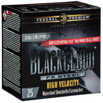 Remington Make Model 12 Gauge 3" 1-1/8 oz. 3 Shot 25 Rounds/Box Black Cloud FS High Velocity Shotgun Ammunition
