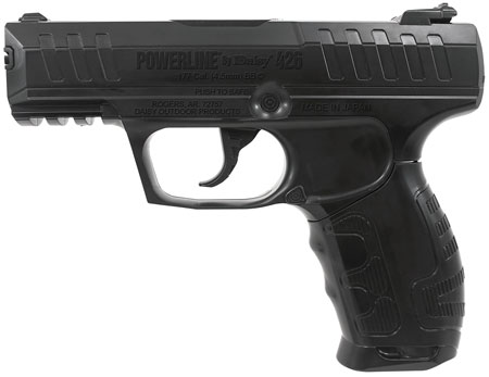 Daisy 426 Powerline CO2 .177 BB Pistol Semi-Automatic 15rd Smooth Bore Barrel Black Molded Grip
