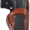 Bianchi 19224 100 Professional Size 08 IWB Leather Tan Belt Clip Fits Sig P238/Colt Pony/Springfield 911 Right Hand 2 34703 1
