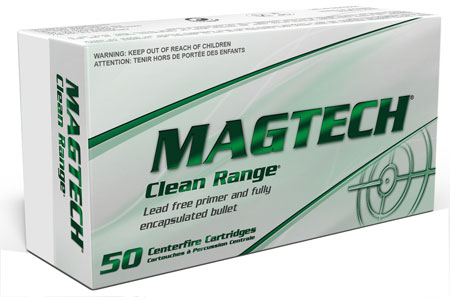 Magtech 40 S&W 180gr Clean Range Encapsulated Flat Nose Ammo 50 Rounds