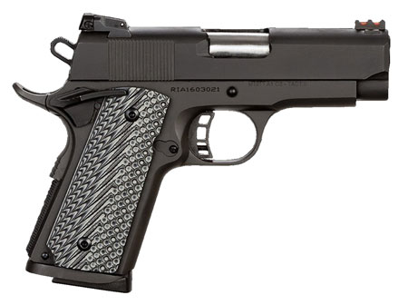 Rock Island Ultra CS-L 45 ACP Pistol - 3.6" Barrel 7+1 Rounds Aluminum Beavertail Frame Parkerized Steel Slide G10 Grips