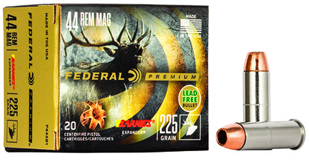 Federal Premium .44 Rem Mag 225 gr Barnes Expander BRX 20 Rounds Per Box