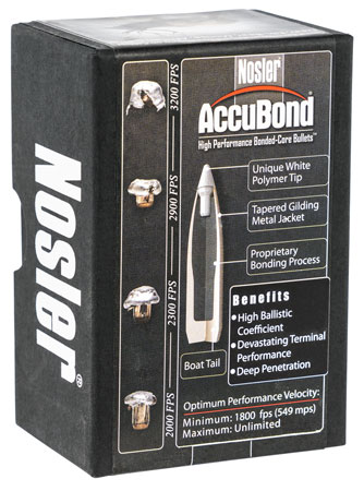 Nosler 59992 AccuBond  7mm 140gr Spitzer Point 50/Box