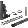 UTG Pro RBU6BM Mil-Spec Stock Assembly Black Synthetic 6 Position for AR-15/M16 2 37023