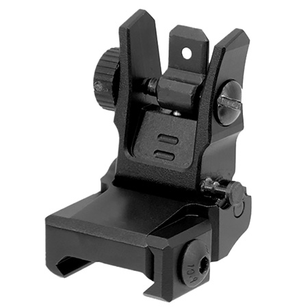 UTG Accu-Sync Flip-Up Rear Sight for AR-15 Rifle Black