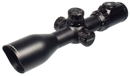 UTG Accushot 3-12x44mm Scope Black Hardcoat Anodized 30mm Tube Illuminated Red/Green Mil-Dot Reticle