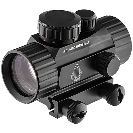 UTG 3.8" ITA Red Green CQB Dot Sight 38mm 4MOA Reflex Optic