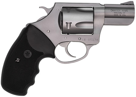 Charter Arms Mag Pug 357 Mag Revolver 5-Shot 2.2" Ported Barrel Stainless Steel Rubber Grip