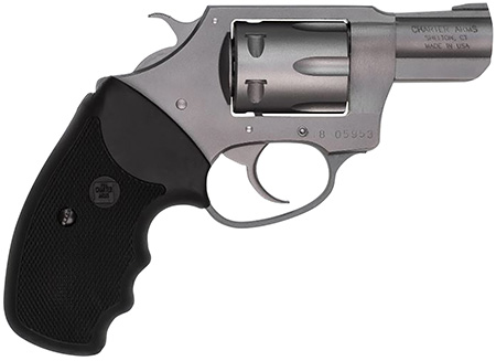 Charter Arms Pathfinder 22 LR Revolver - 8 Shot 2" Barrel Stainless Steel Cylinder Aluminum Frame Black Rubber Grip