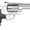 Smith & Wesson Model 460 XVR .460 S&W Mag 5" 5-Round Revolver, Satin Stainless Steel X-Frame, Includes Two Rear Sights & Two Muzzle Brakes 1 38175