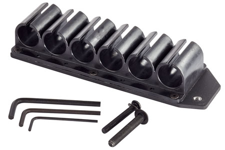 Wilson Combat SideSaddle Rem 870, 1100, 1187 6-Round Black Polymer with Aluminum Mounting Plate