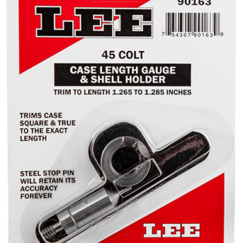 Lee Precision 45 Colt Case Length Gauge with Shell Holder Steel Construction