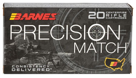 Barnes Bullets 6.5 Creedmoor 140gr Precision Match OTM BT Ammunition 20ct Box