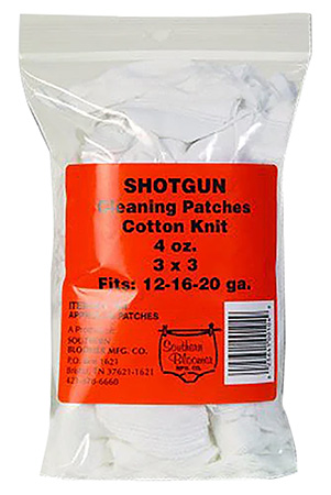 Southern Bloomer Shotgun Cleaning Patches 12 Gauge 16 Gauge 20 Gauge Cotton 85 Count