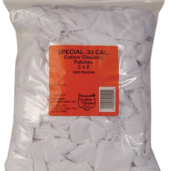 Winchester 125 Gun Cleaning Patches Cotton 30 Caliber 1000 Pack