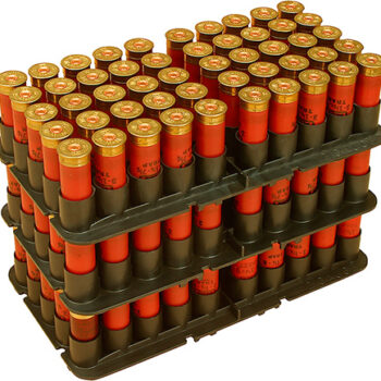 MTM ST2040 20 Gauge Shotgun Ammo Tray Black Polypropylene 50 Round