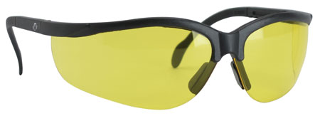 Walkers Sport Sunglasses Yellow Lens Black Polycarbonate Frame for Adults