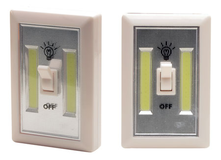 LED Light Switch 200 Lumens Ivory Plastic Cyclops CYC-COB2PK 2-Pack