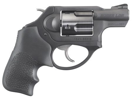 Ruger LCRx 9mm Luger 5-Shot 1.87" Matte Black Revolver with Hogue Grip