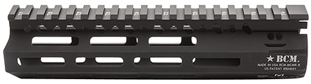 BCM MCMR8556BLK BCMGunfighter MCMR 8" M-LOK, Free-Floating Style Made of Aluminum with Black Anodized Finish for AR-Platform