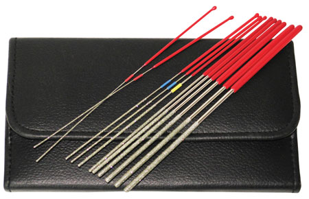 DeWalt 60021 Diamond Coated Micro File Set 9-Inch 12-Pack with Case