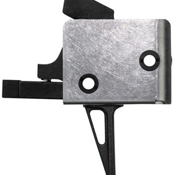 CMC Triggers 91503 Drop-In  Single-Stage Flat Trigger with 3-3.50 lbs Draw Weight & Black/Silver Finish for AR-15/AR-10