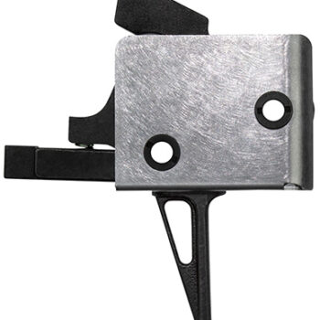 CMC Triggers 92503 Drop-In  Single-Stage Flat Trigger with 4-4.50 lbs Draw Weight & Black/Silver Finish for AR-15/AR-10