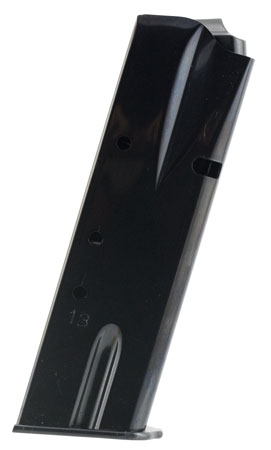 Browning Hi-Power/Springfield SA-35 9mm Magazine - Mec-Gar Standard Blued Steel 13-Round Detachable