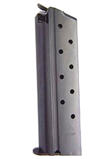 Mec-Gar Standard Blued Detachable 8rd 10mm Auto Magazine for 1911 Government