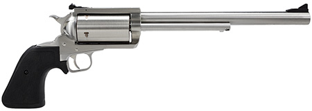 Mag Research BFR 500 S&W Mag Revolver 10" Barrel 5 Shot Brushed Stainless Steel Frame Black Rubber Grip