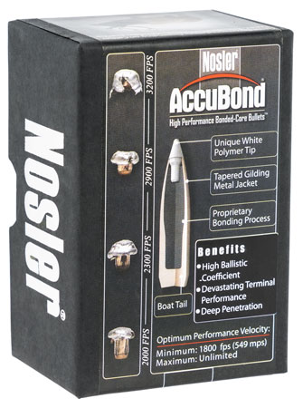 Nosler 54987 AccuBond  270Win 130gr Spitzer Point 50/Box