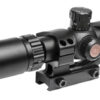 Truglo TG8514BT Tru-Brite 1-4x24mm Wide FOV Duplex Mil-Dot Rifle Scope 30mm Tube Black 2 5019