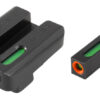 TruGlo TFX Pro Black Tritium Fiber Optic Handgun Sights 1 5057