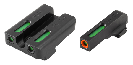 TruGlo TFX Pro Black Tritium Fiber Optic Handgun Sights