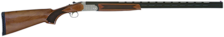 TriStar Setter S/T Over-Under Shotgun 28" 410 Bore 2 Rounds 3" Chamber Silver Engraving Turkish Walnut Stock Right Hand