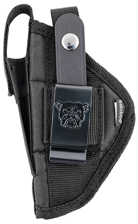 Bulldog FSN3 Extreme Outside Waistband Holster - Ambidextrous Black Nylon Belt Loop/Clip Fits Taurus Millennium G2 2.5-3.75" Barrel