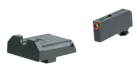 TruGlo TG13GLAPC TFX Pro Glock Night Sight - Orange Fiber Optic Tritium Front Black Rear Black Nitride Frame Finish