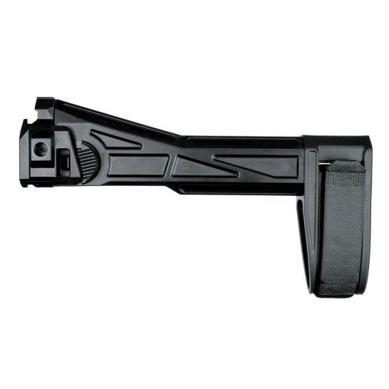 SB Tactical EVO2 Pistol Side Folding Brace Black SB LOGO