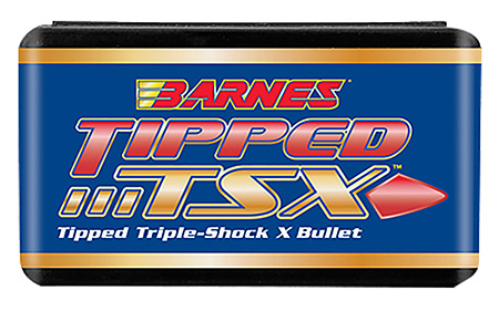 Barnes Bullets 30370 Tipped TSX 30Cal 168gr Boat Tail 50/Box 3 Barnes Bullets 30370 Tipped TSX 30Cal 168gr Boat Tail 50/Box