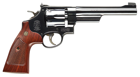 Smith & Wesson Model 27 Classic .357 Mag/.38 Special +P 6.5" Barrel, 6-Round Cylinder, Blued Carbon Steel N-Frame, Checkered Square Butt Walnut Grip