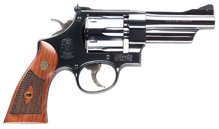 Smith & Wesson Model 27 Classic .357 Mag/.38 Special +P 4" Barrel, 6-Round Cylinder, Blued Carbon Steel N-Frame, Checkered Square Butt Walnut Grip