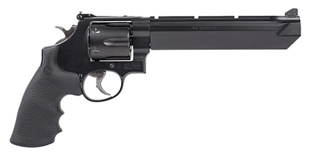 Smith & Wesson Performance Center 629 Stealth Hunter .44 Rem Mag 7.5" 6-Round Revolver, Matte Black Stainless Steel, Black Polymer Grip