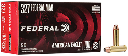 Hornady American Eagle .327 Federal Mag Ammunition 100gr Soft Point 50 Rounds