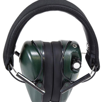 CALDWELL E-Max Low-Profile Ear Muffs 23dB NRR Over-the-Head Green/Black